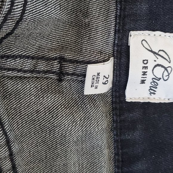 9" high-rise toothpick jean in Charcoal wash - Picture 2 of 5